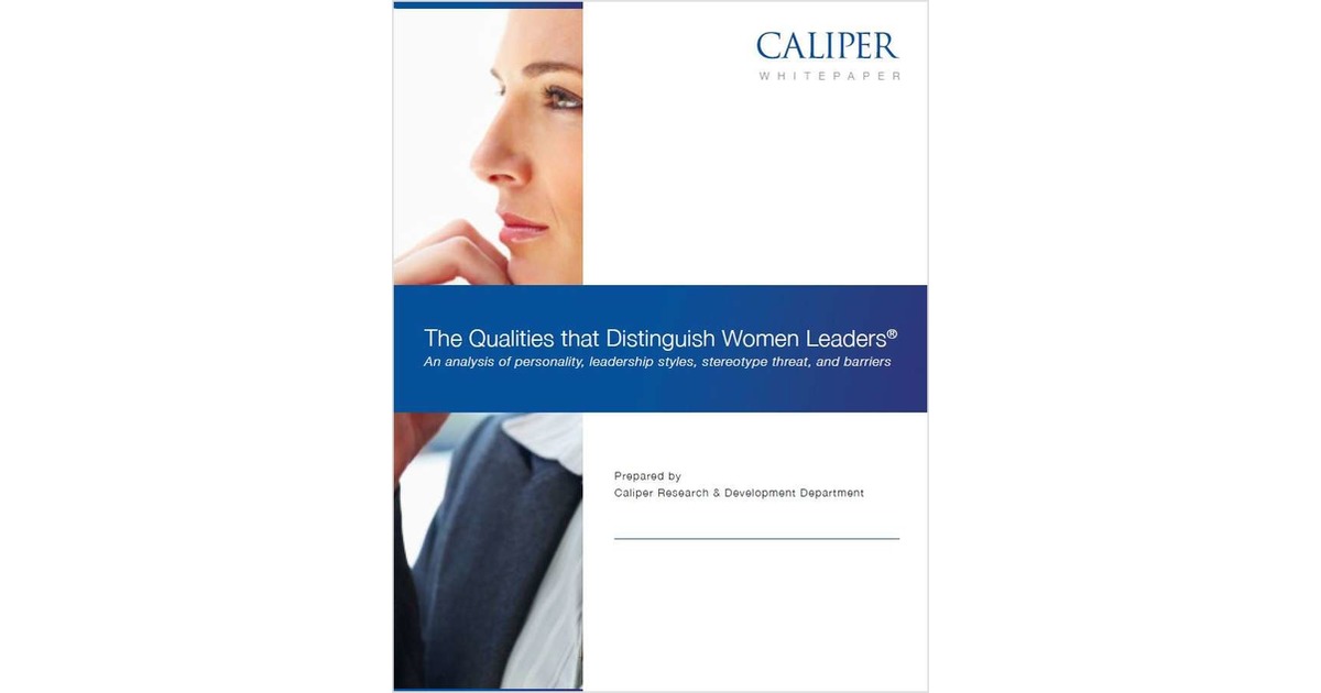 The Qualities that Distinguish Women LeadersÂ®