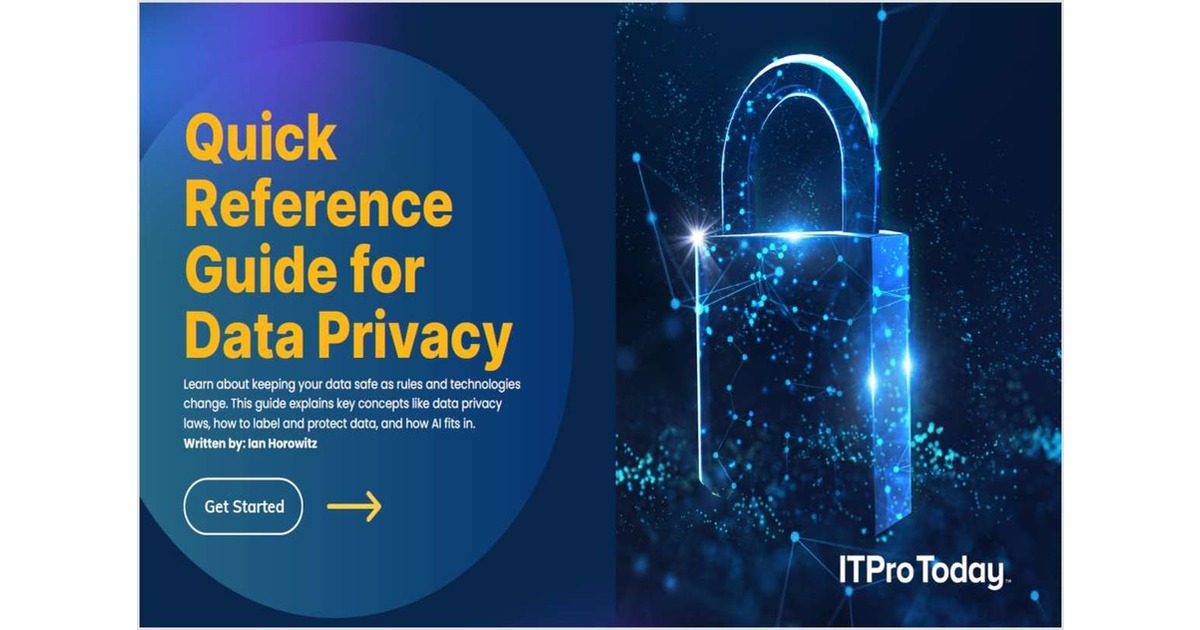 Quick Reference Guide for Data Privacy