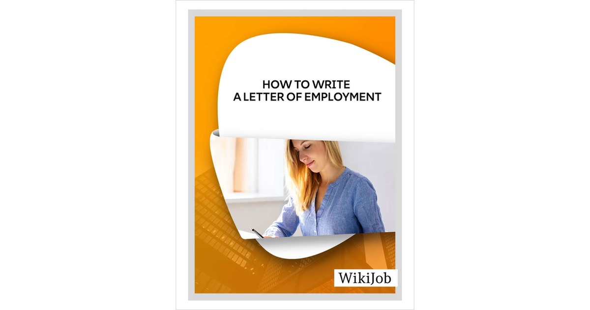 How to Write a Letter of Employment