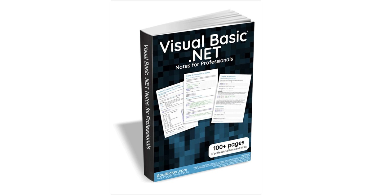 Visual Basic .NET Notes for Professionals