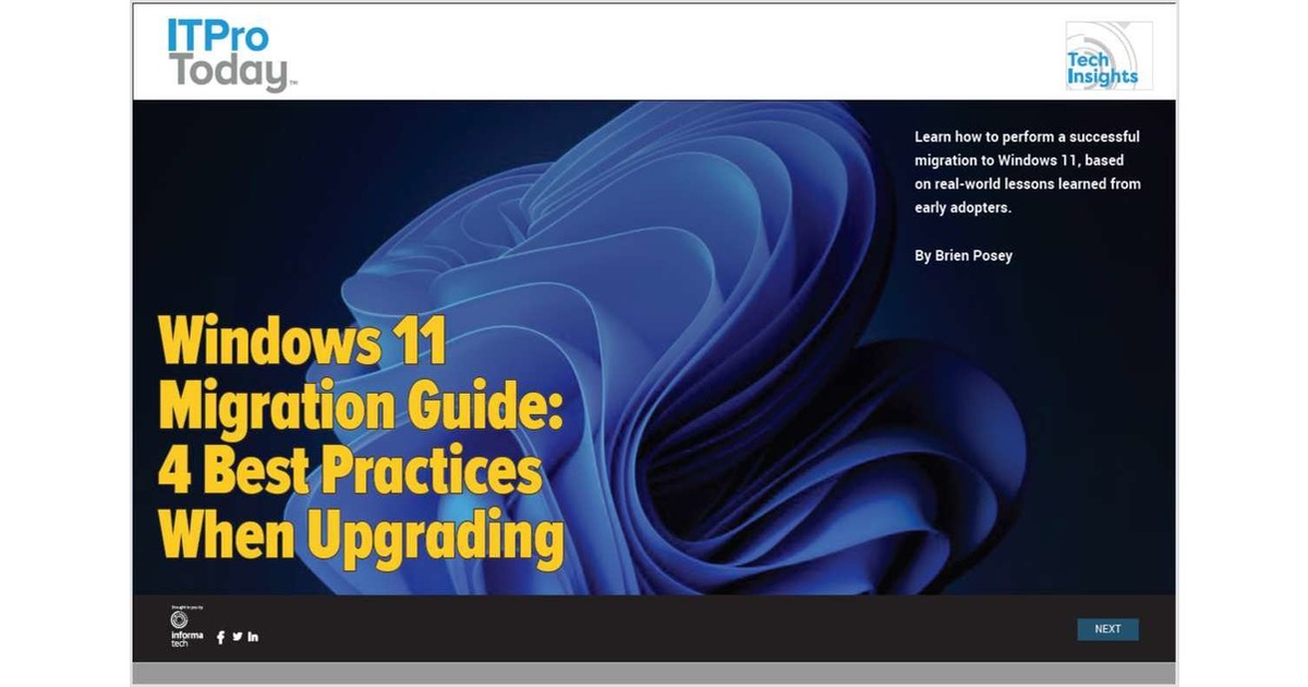 Windows 11 Migration Guide: 4 Best Practices When Upgrading
