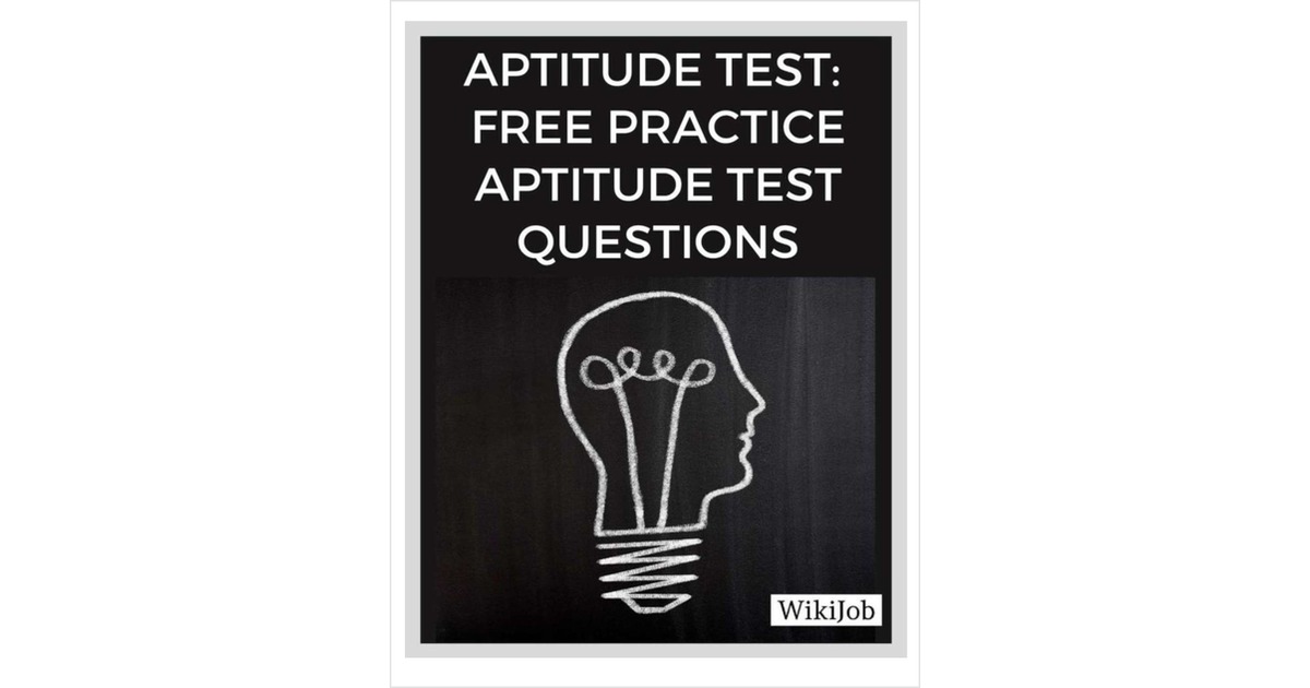 Aptitude Test : Free Practice Aptitude Test Questions
